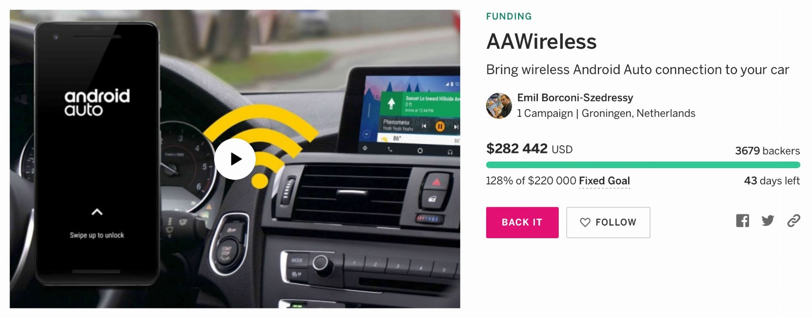 Android Auto – adapter.