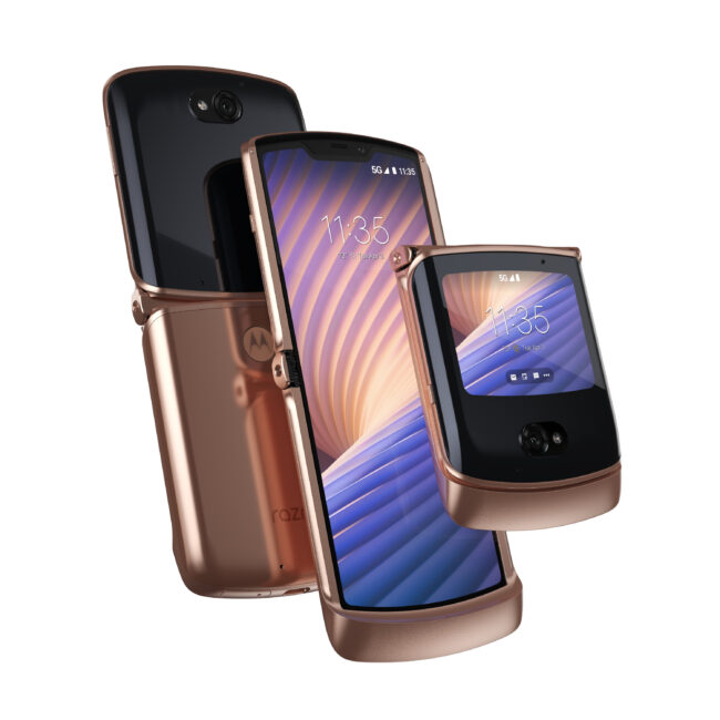 składany smartfon Motorola RAZR 5G foldable smartphone