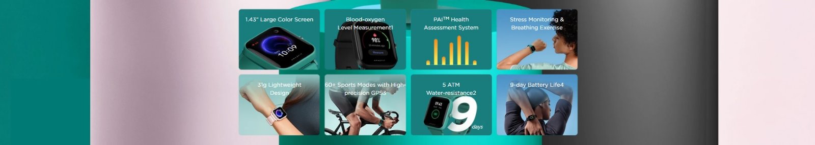 Amazfit Pop Pro / Bip U Pro smartwatch