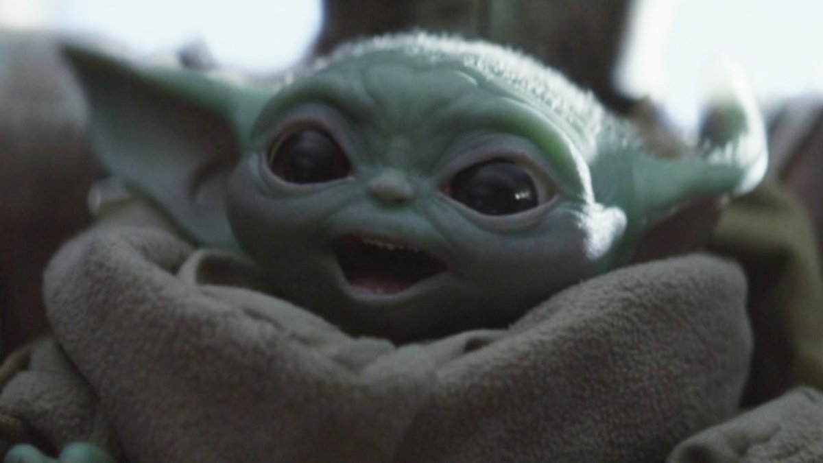 Baby Yoda w Star Wars Squadrons