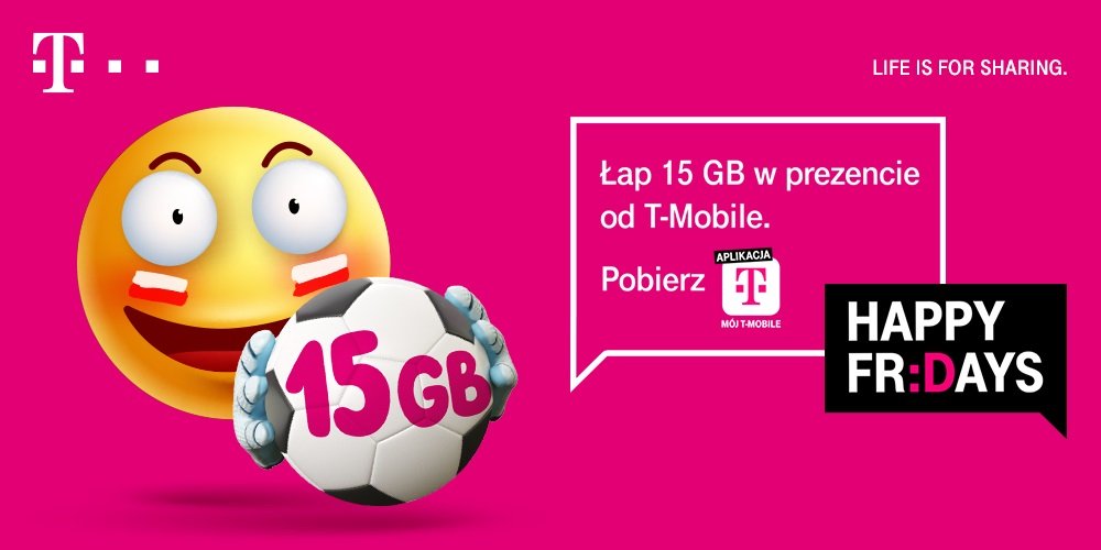 T-Mobile internet za darmo 15 GB