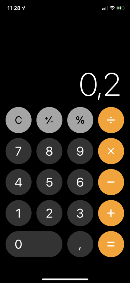 iOS 14 – błąd kalkulatora. 