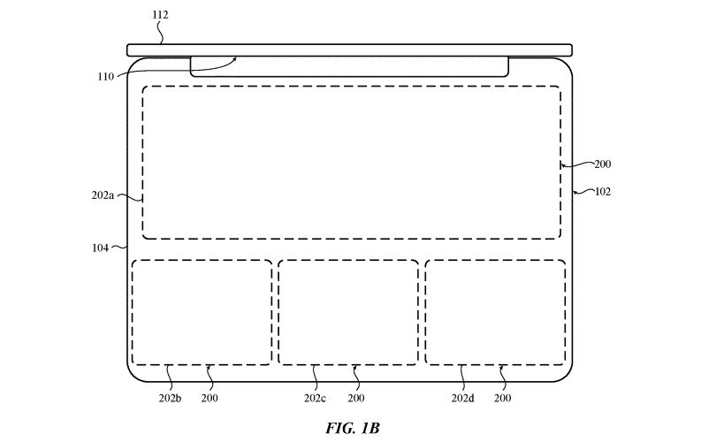 Macbook Pro może otrzymać w przyszłości dotykową klawiaturę i gładzik (fot. via AppleInsider)