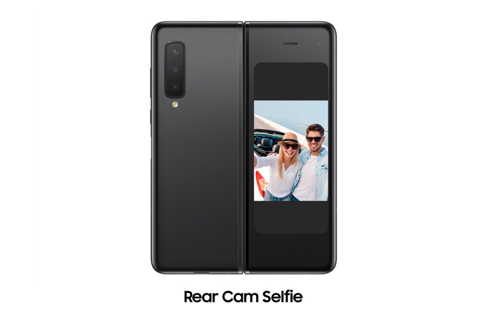 Samsung Galaxy Fold Rear Cam Selfie