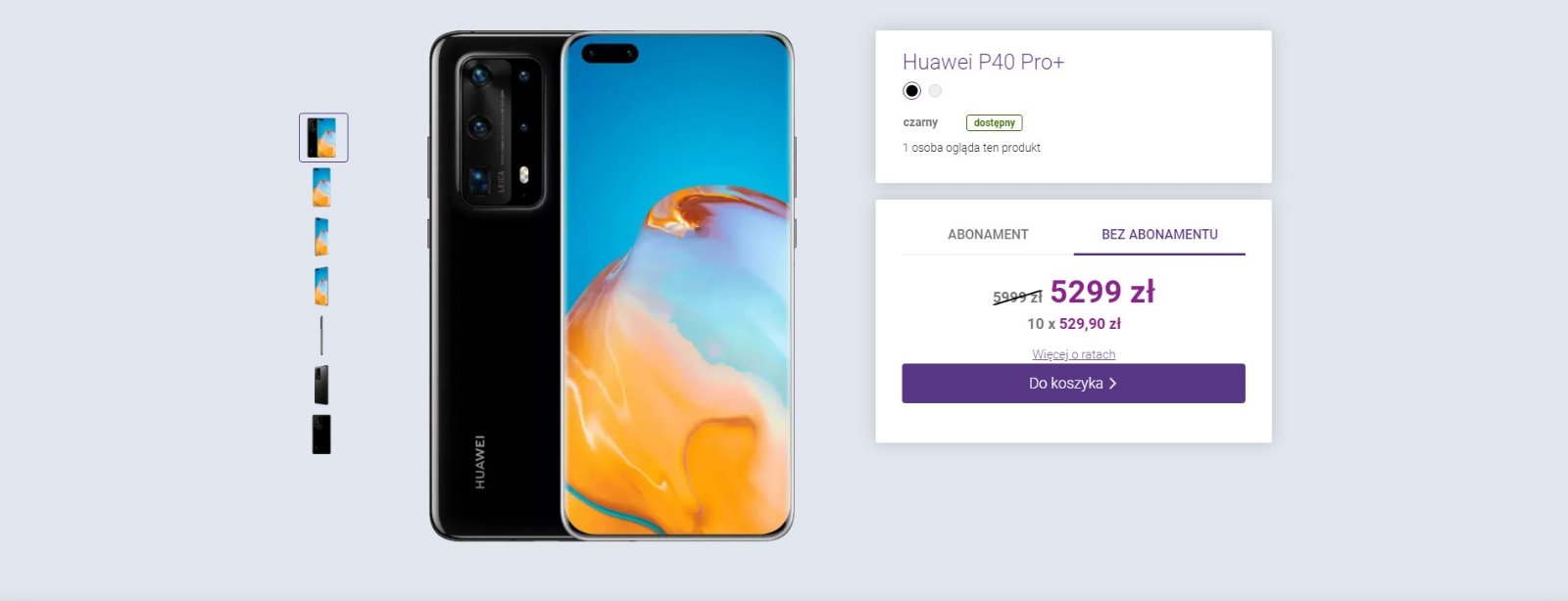 promocja Huawei P40 Pro Plus Play