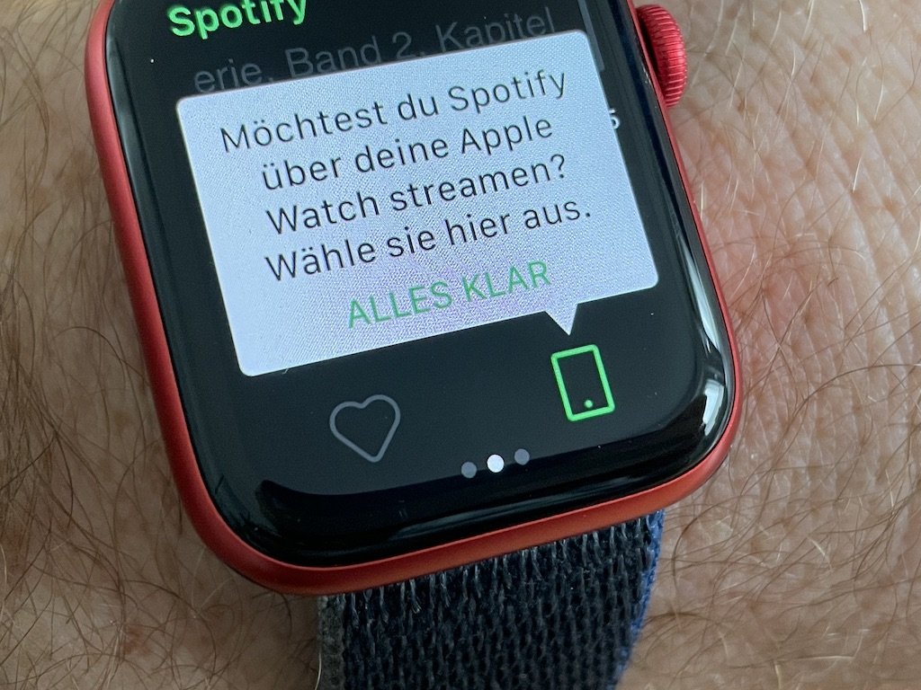 Spotify na Apple Watchu