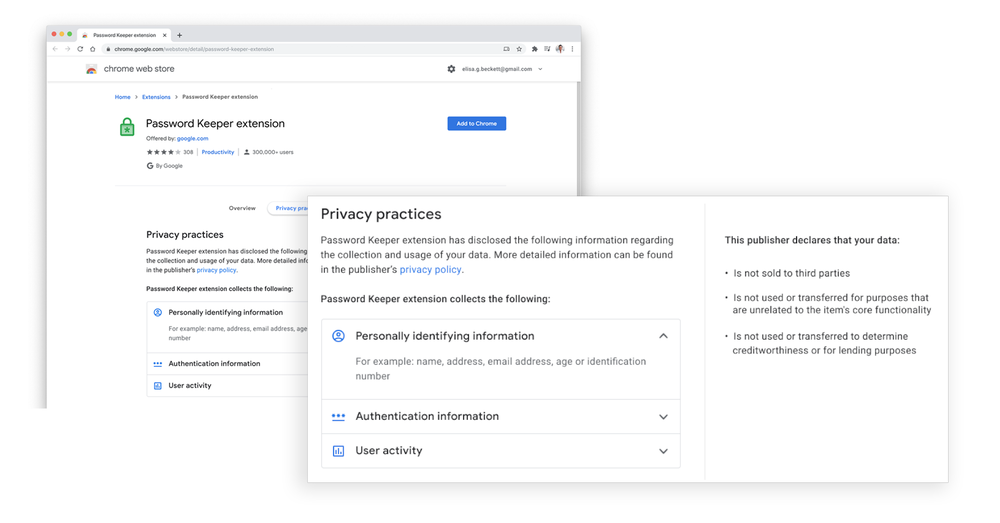 Praktyki dotyczące prywatności w Chrome
