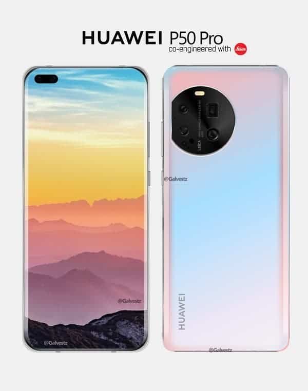 Huawei P50 Pro render