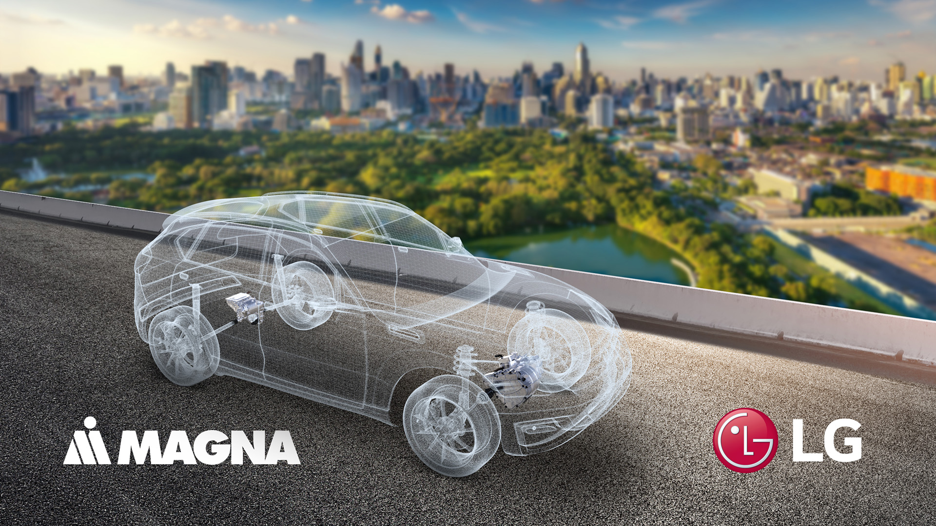 LG Magna samochód elektryczny (źródło: LG)