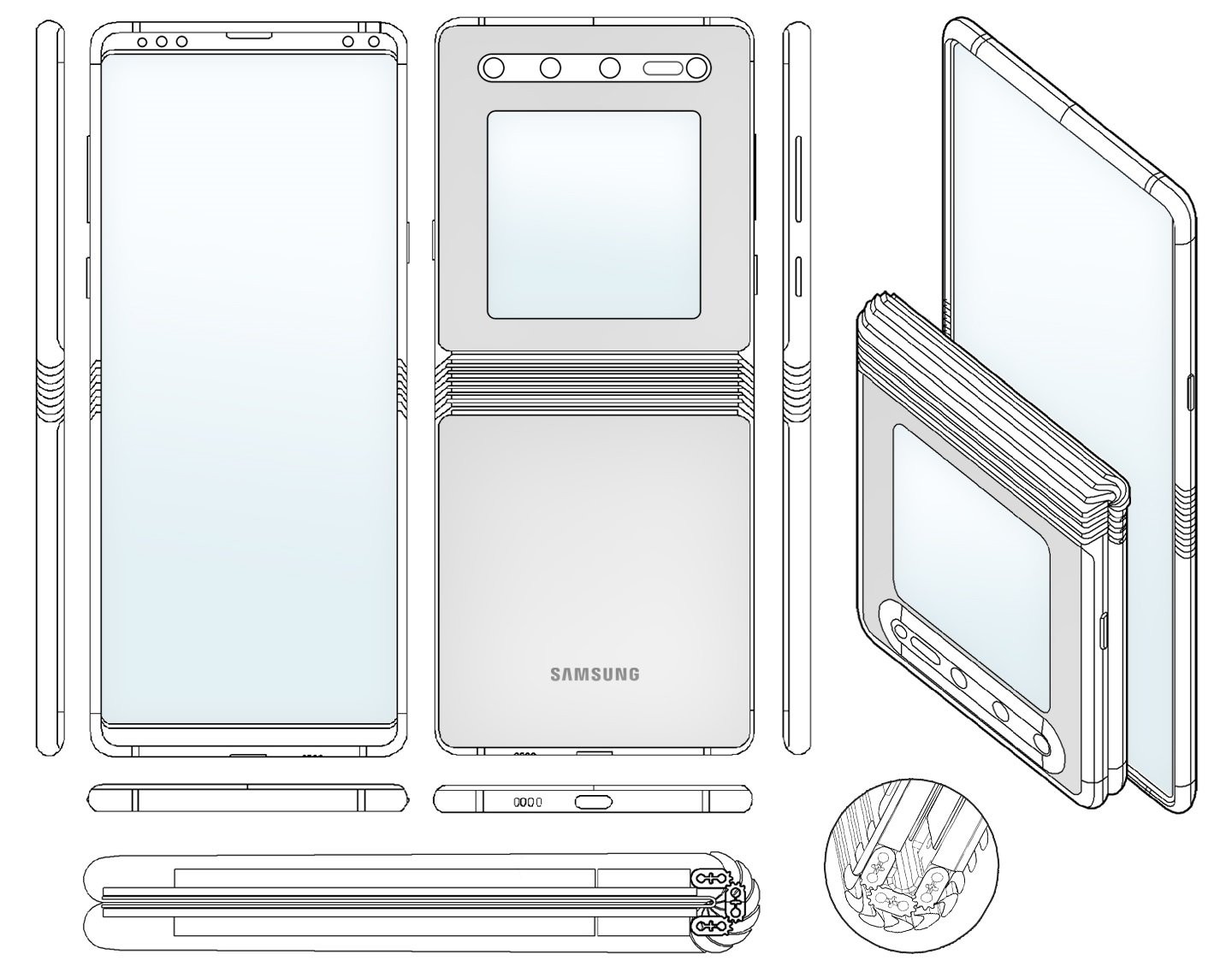 Samsung Galaxy Z Flip patent