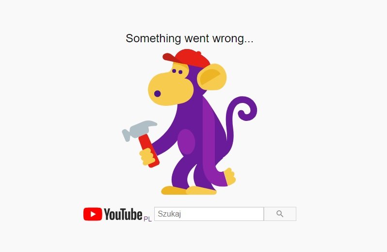 YouTube awaria nie działa grudzień 2020