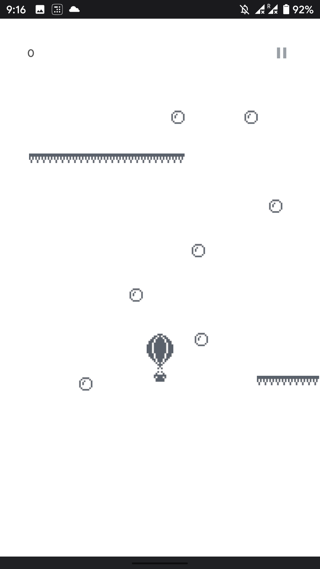 Gra offline Hot Air Balloon w Google Play Store (źródło: Android Police)