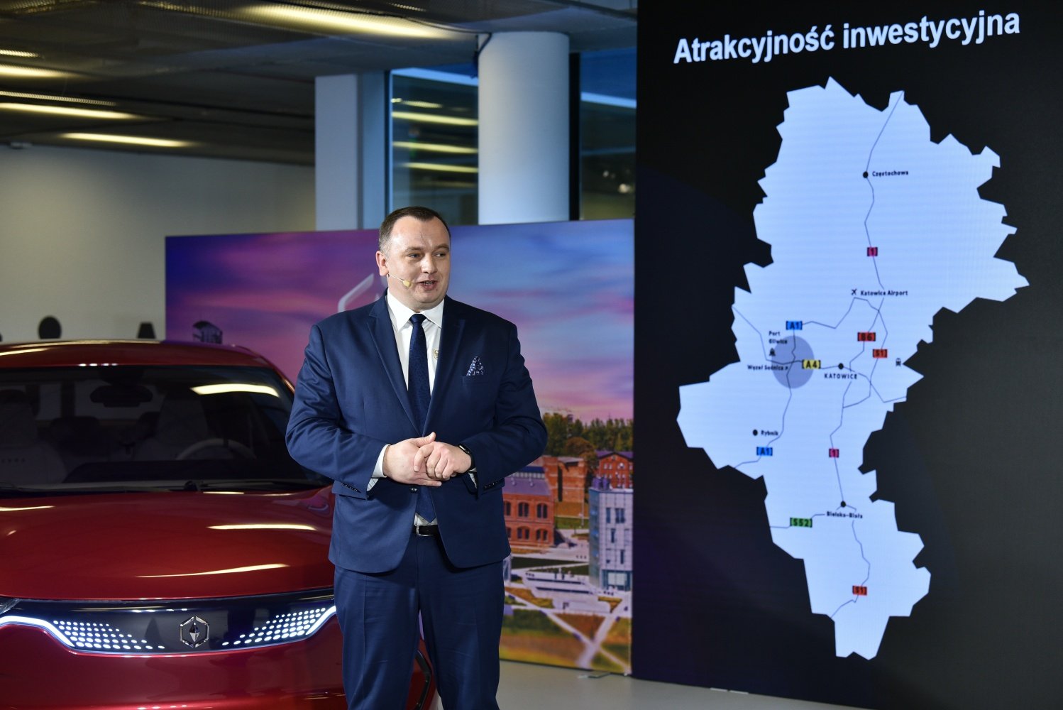 Izera – lokalizacja fabryki.