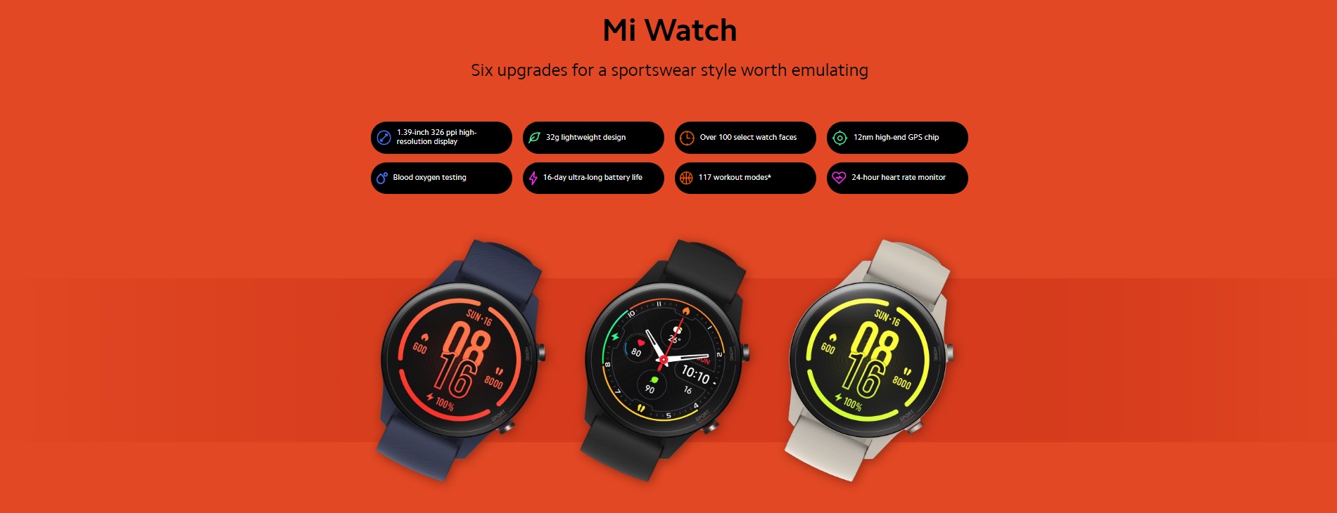 Xiaomi Mi Watch smartwatch