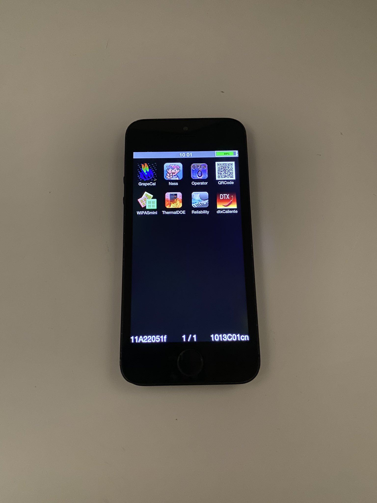 iPhone 5s w kolorze black and slate (źródło: Twitter @DongleBookPro)