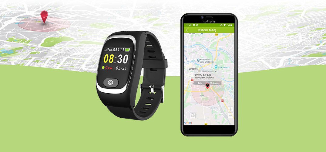 opaska myBand 4family smart band GPS