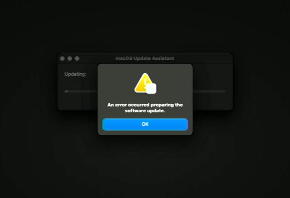 macOS Big Sur - błąd instalatora