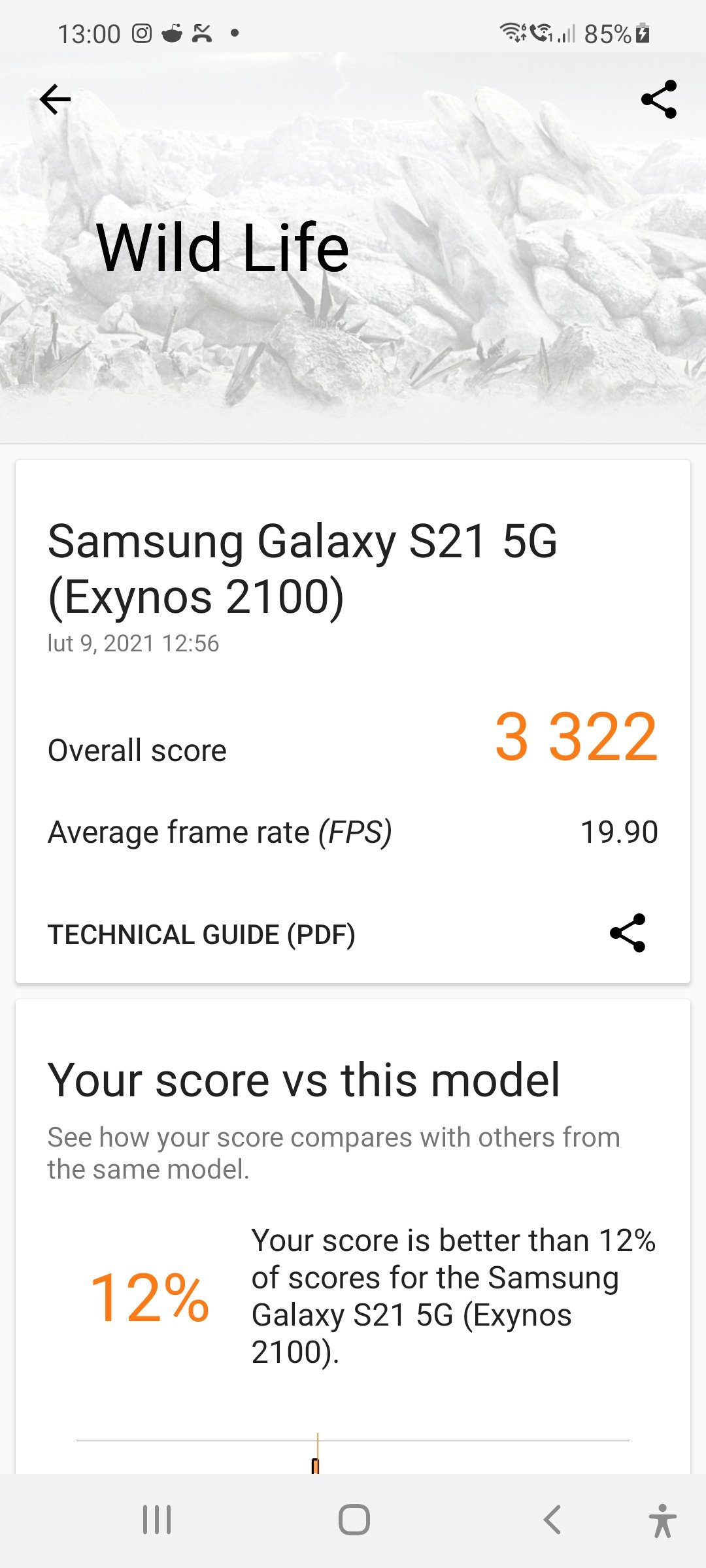 Samsung Galaxy S21 5G benchmark