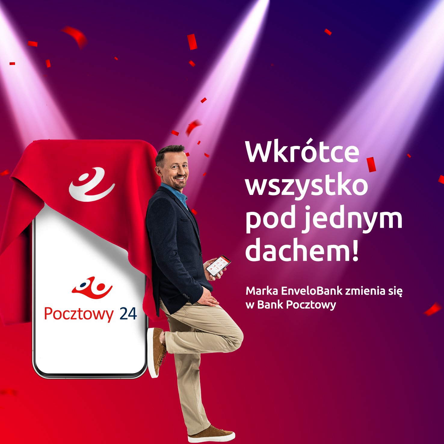 Reklama Banku Pocztowego - Wszystko pod jednym dachem