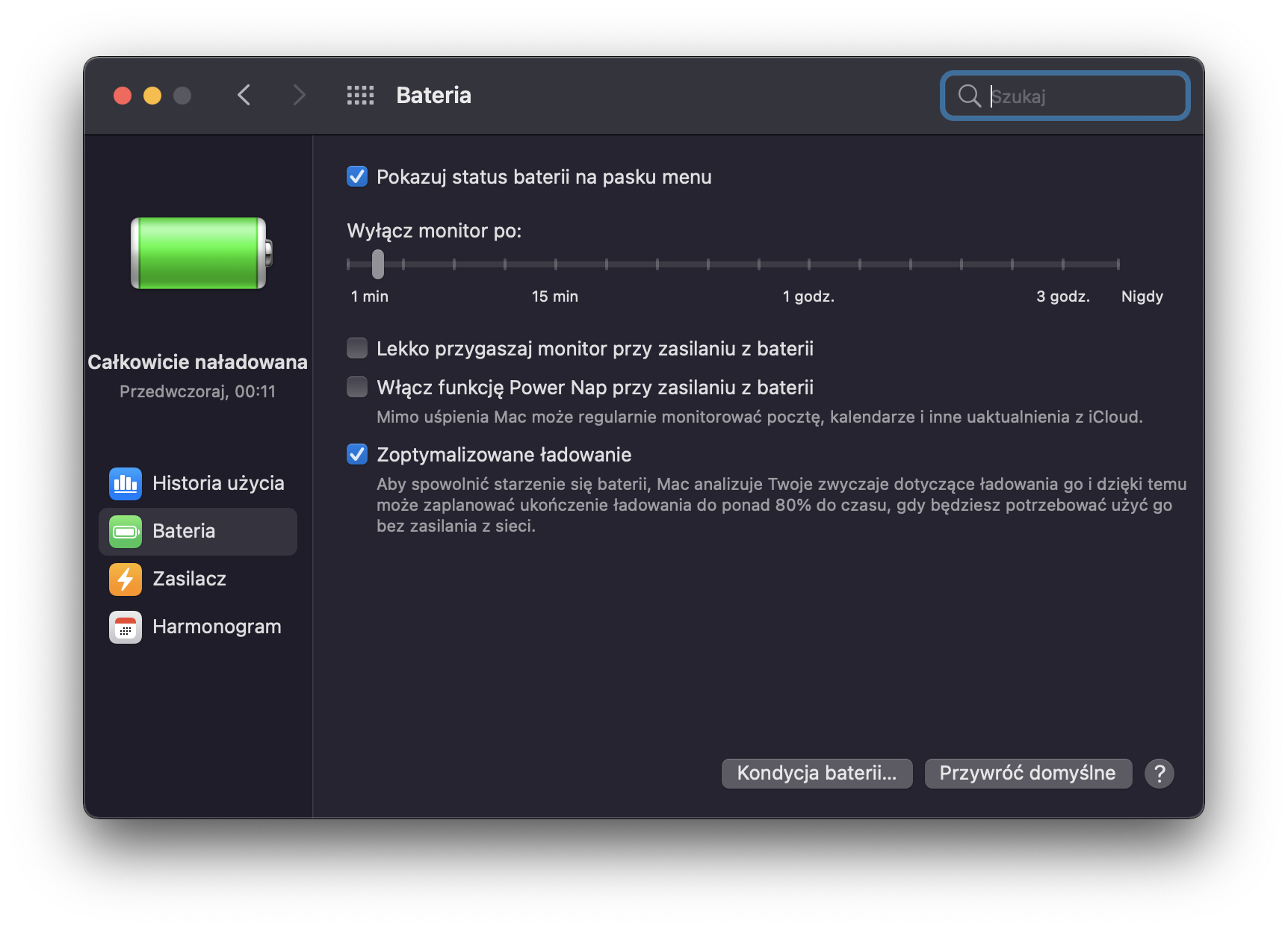 macOS 11.3 może otrzymać dodatkową funkcję ładowania akumulatora. 