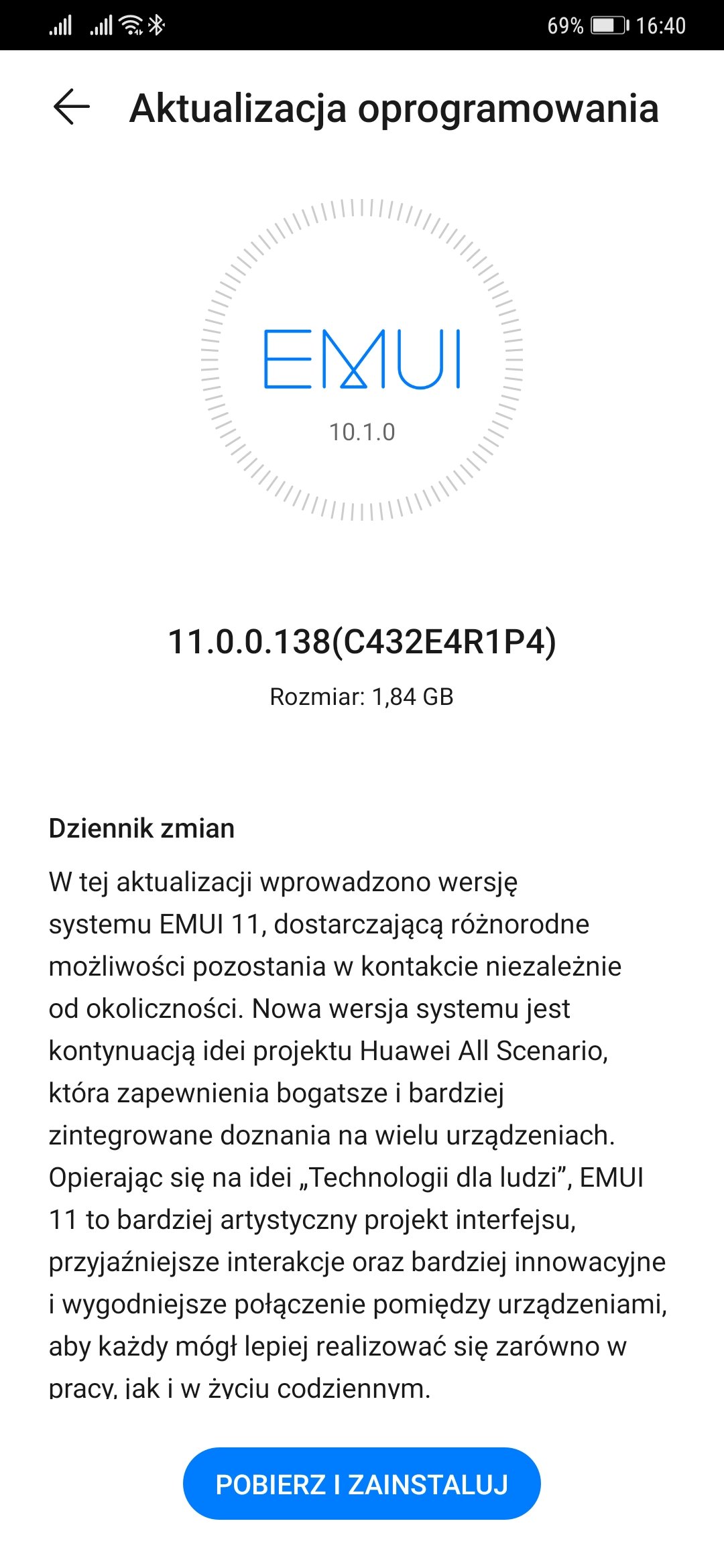 Huawei Mate 20 Pro EMUI 11 Android 10