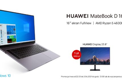 Huawei MateBook D16 premiera Polska oferta przedsprzedażowa promocja