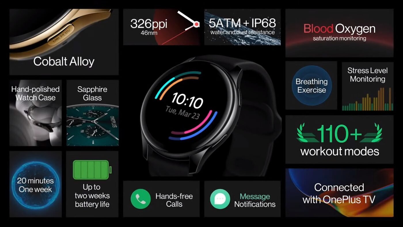 OnePlus Watch smartwatch