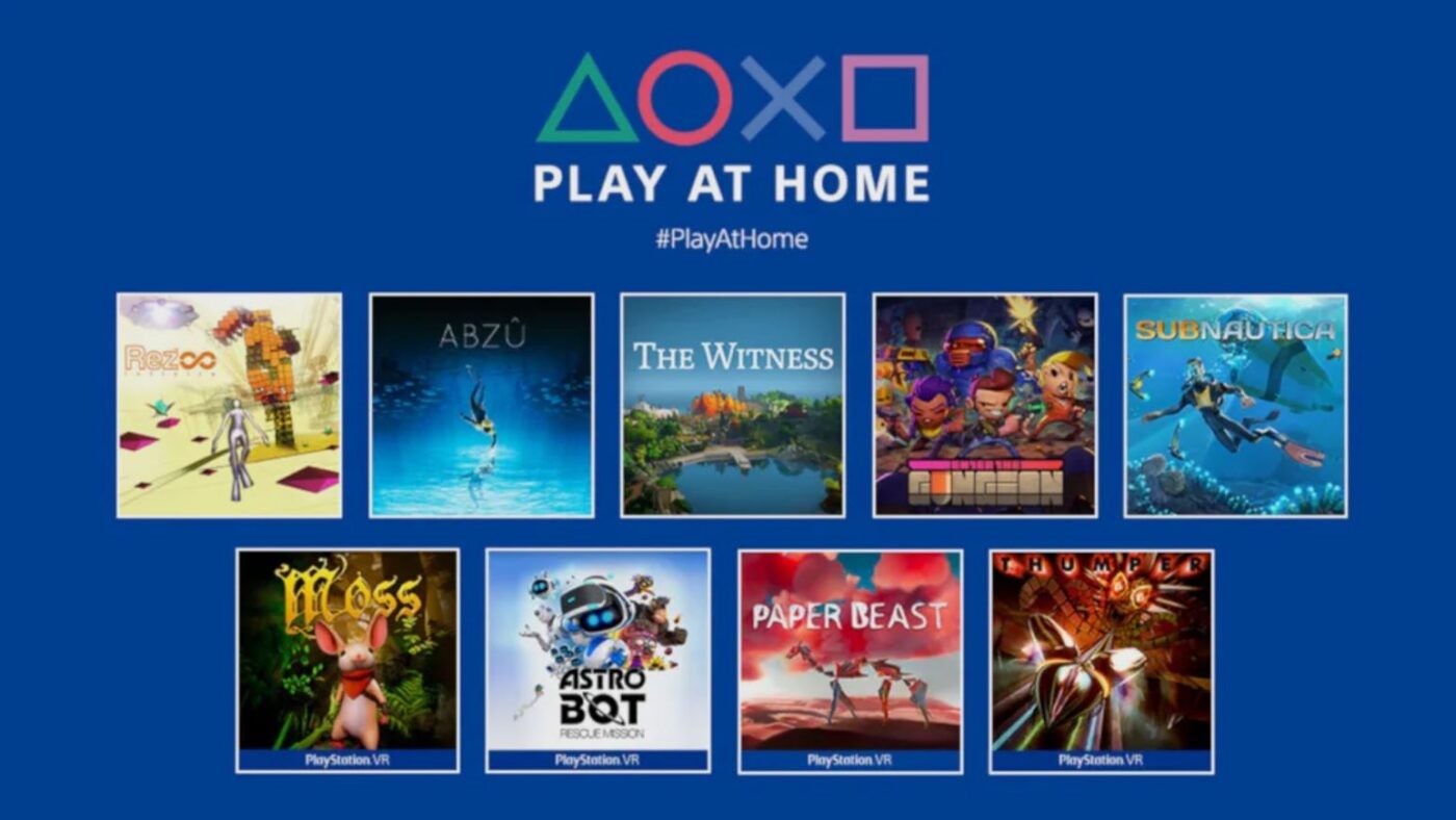 Play at Home PlayStation 4 PlayStation 5 Sony PS4 PS5 za darmo free