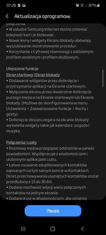 Samsung Galaxy M51 Android 11 One UI 3.1 aktualizacja