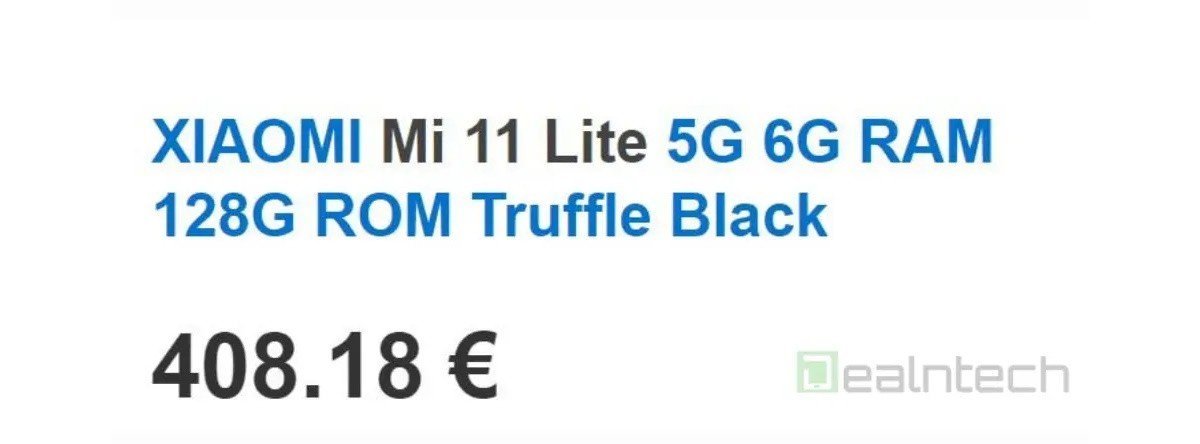 Xiaomi Mi 11 Lite 5G może kosztować tyle co jego poprzednik (źródło: Dealntech)