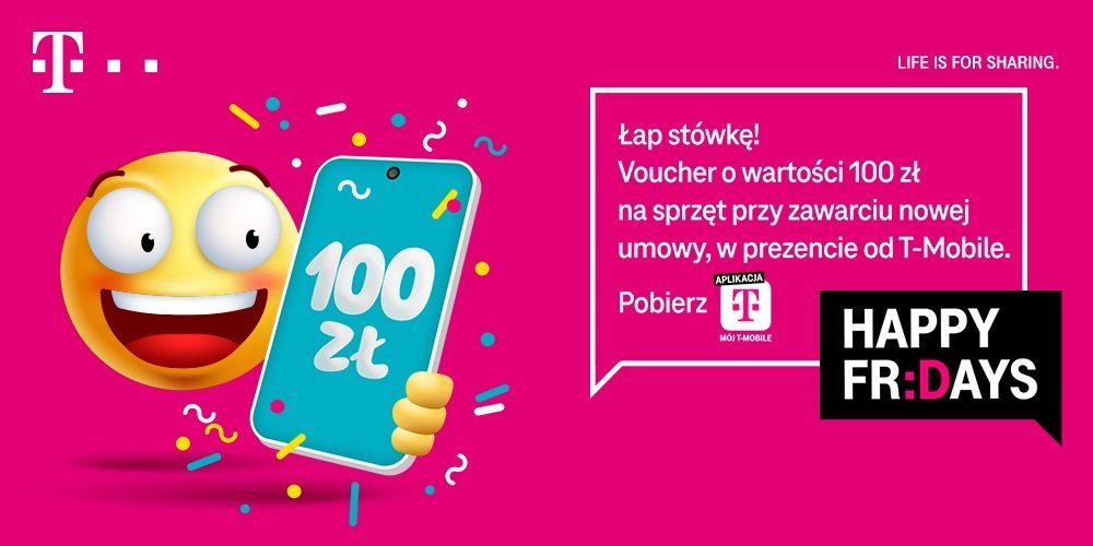 T-Mobile promocja voucher 100 złotych marzec 2021 Black Fridays