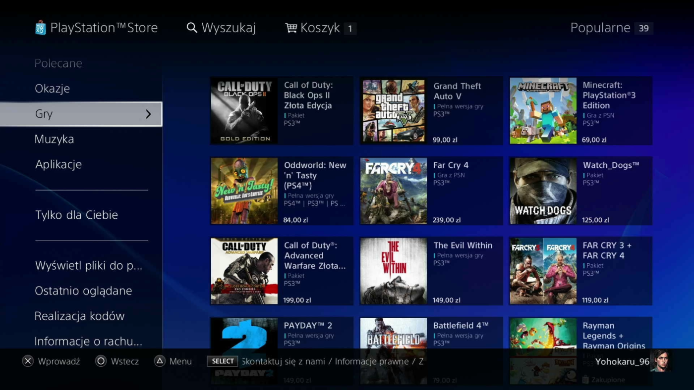 Tak wygląda PlayStation Network na PS3