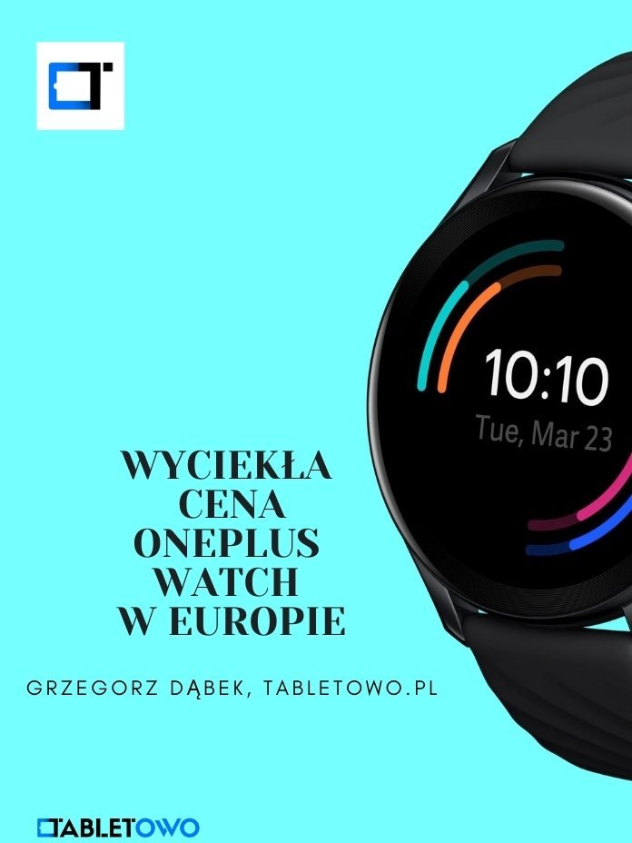 Wyciekła cena OnePlus Watch w Europie