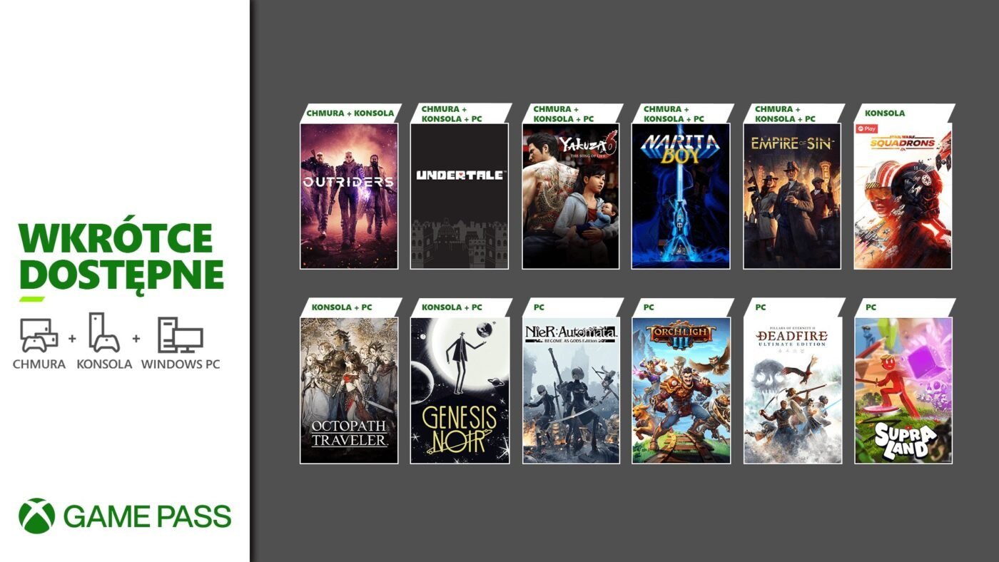 xbox game pass marzec