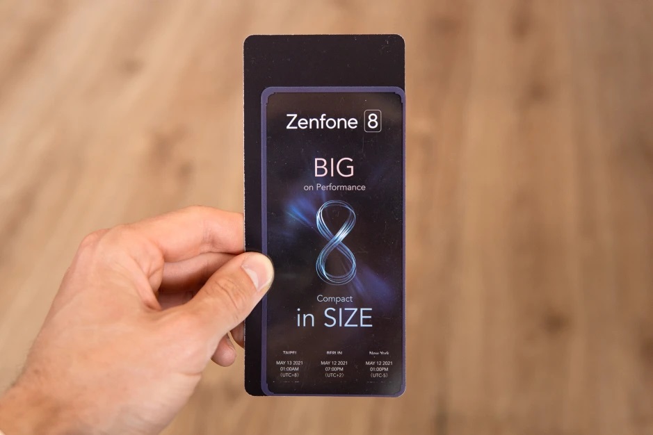 Asus ZenFone 8 launch invitation