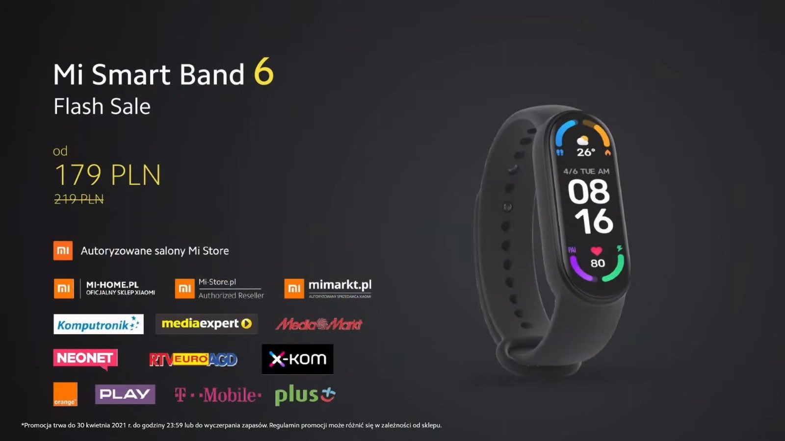 Xiaomi Mi Smart Band 6 flash sale