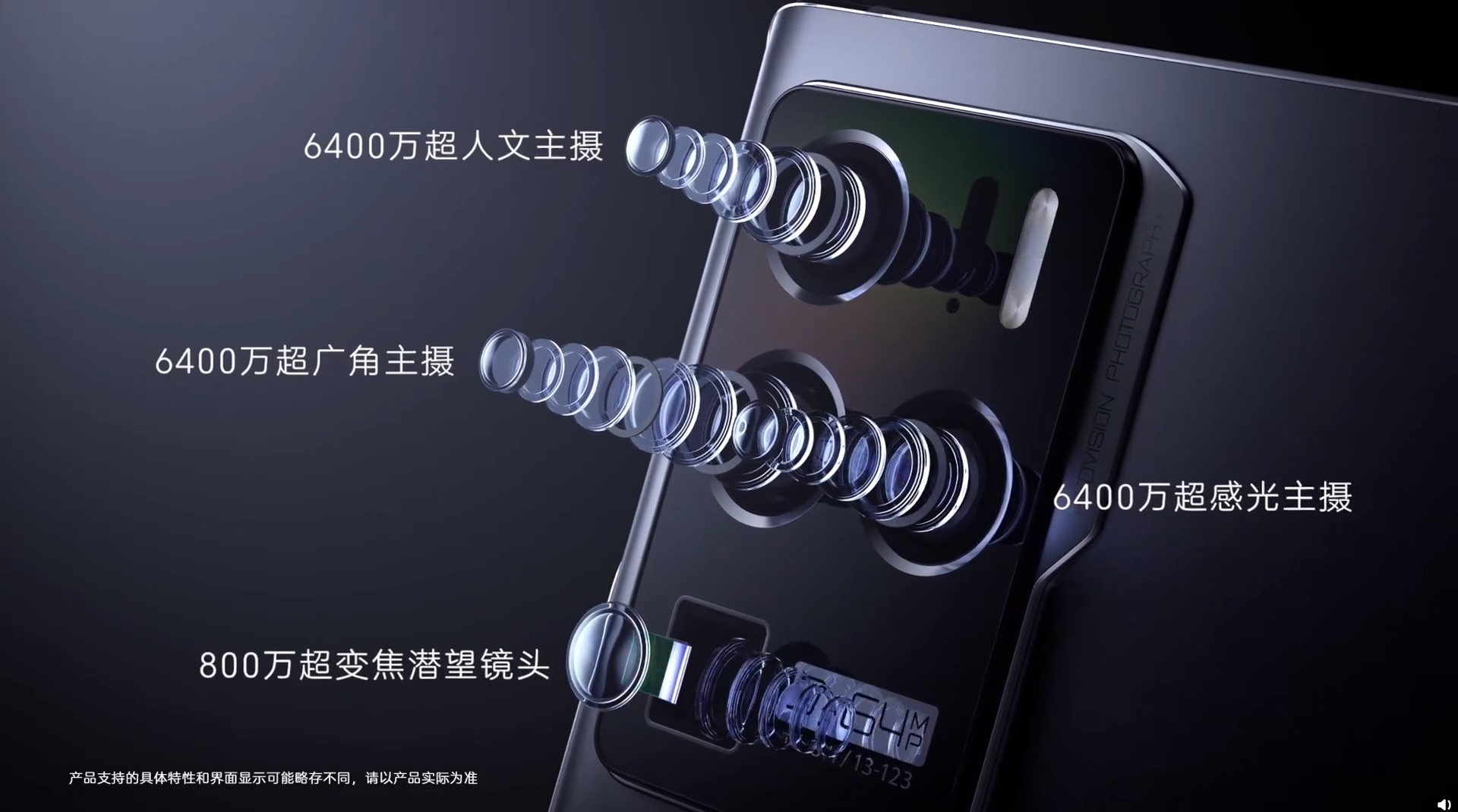 smartfon ZTE Axon 30 Ultra 5G smartphone camera