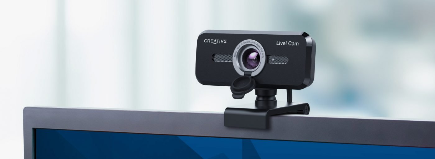 Creative Live!  Cam Sync 1080p V2 – uma nova webcam adaptada para trabalho remoto