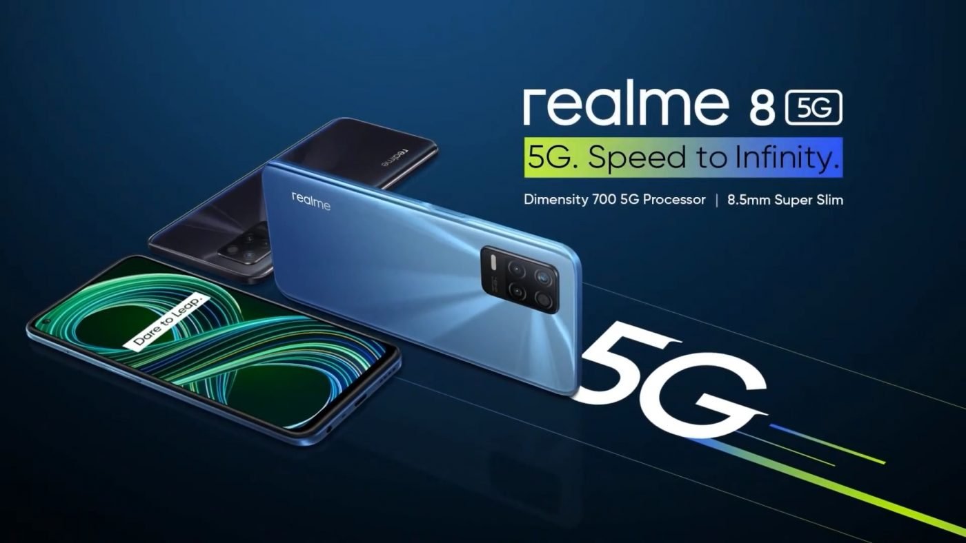 smartfon realme 8 5G smartphone