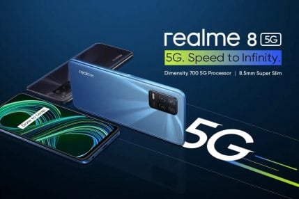 smartfon realme 8 5G smartphone