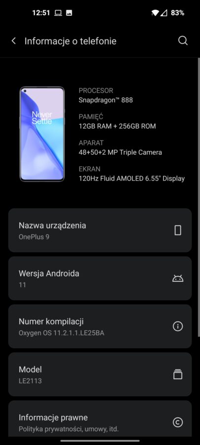 Recenzja OnePlus 9 5G - Estetyka OxygenOS 11 - fot. Tabletowo.pl