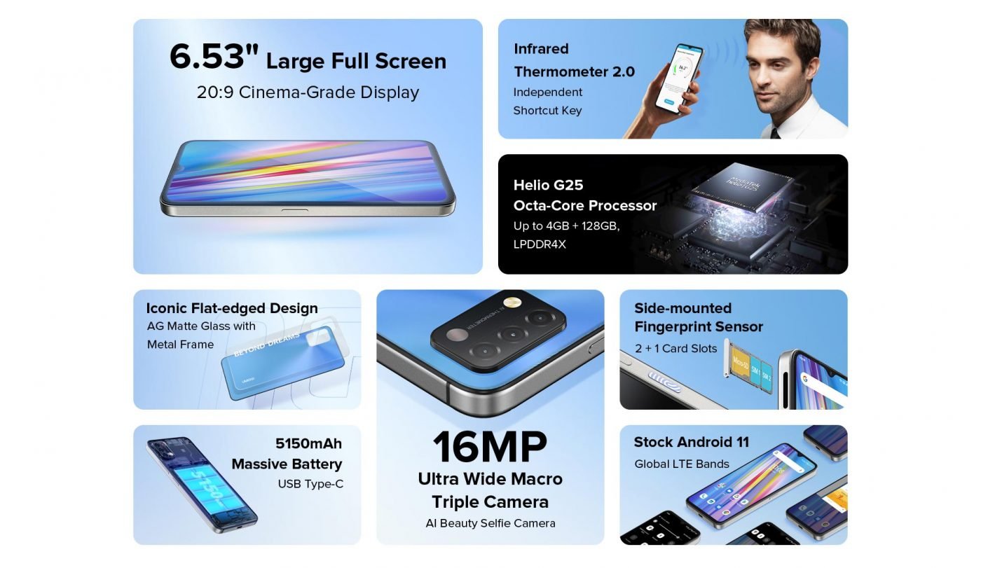 UMIDIGI A11 specs