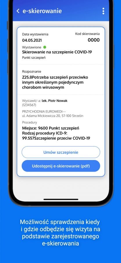 aplikacja mojeIKP Internetowe Konto Pacjenta na iOS