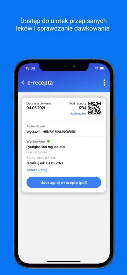 aplikacja mojeIKP Internetowe Konto Pacjenta na iOS