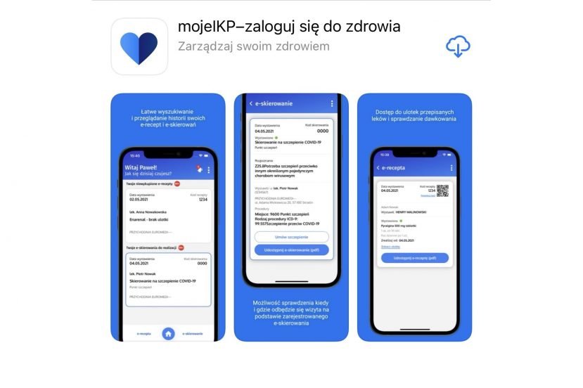 aplikacja mojeIKP Internetowe Konto Pacjenta na iOS