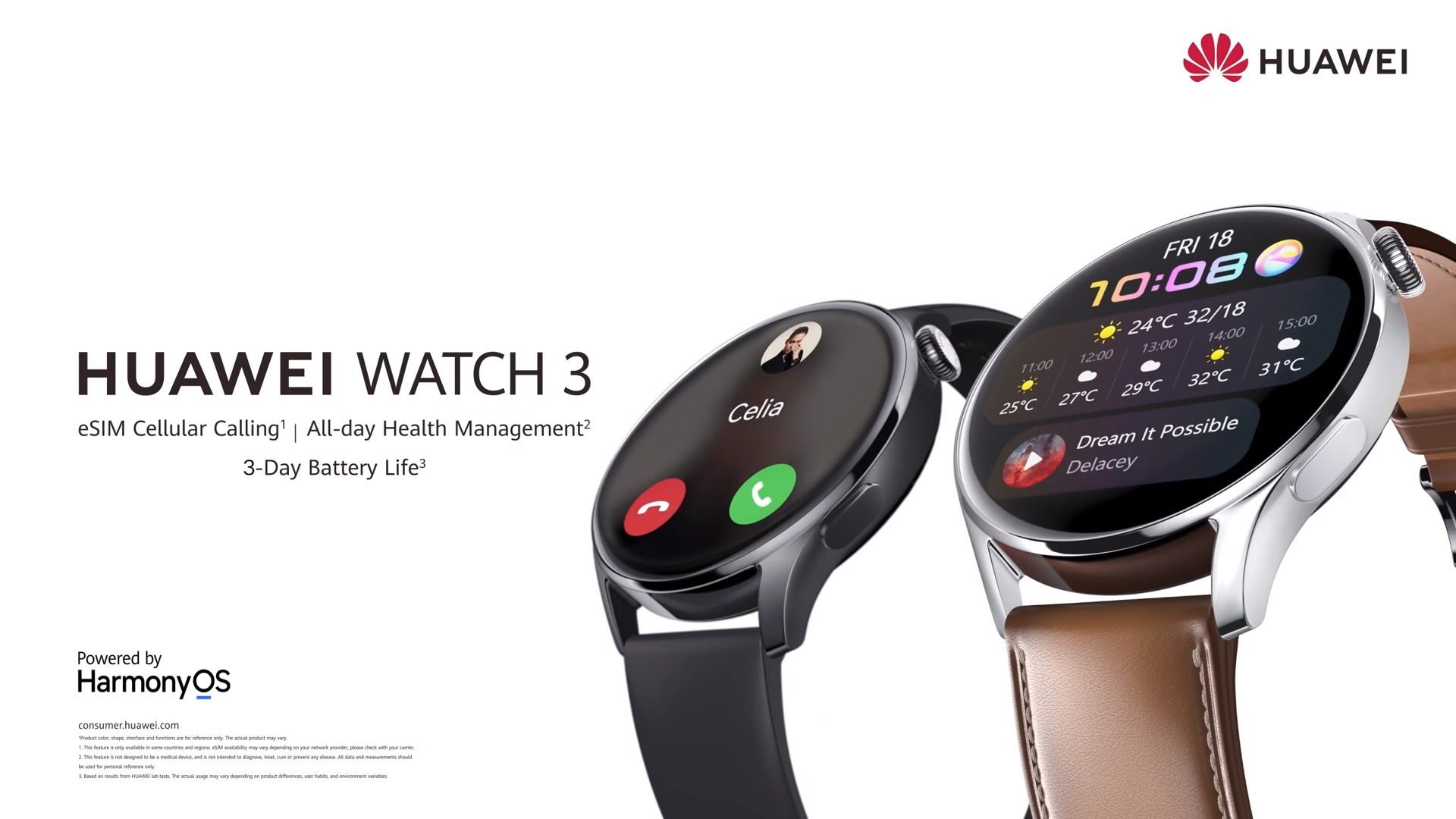 Huawei Watch 3 smartwatch