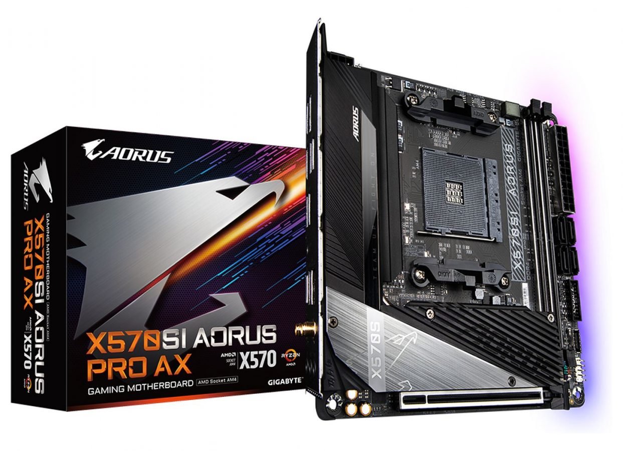 opakowanie X570SI Aorus Pro Ax