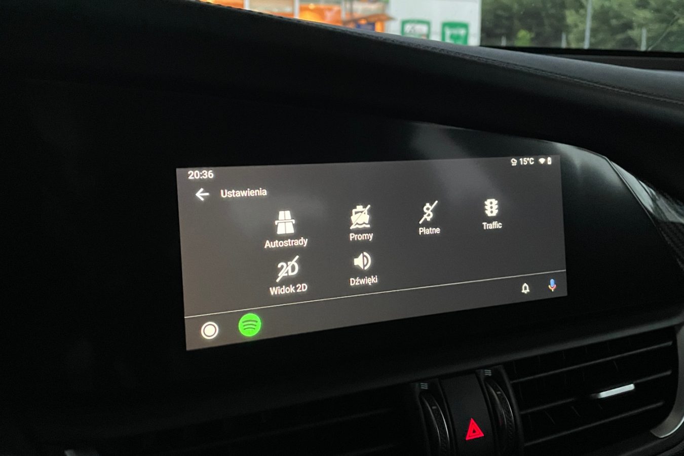 AutoMapa w Android Auto