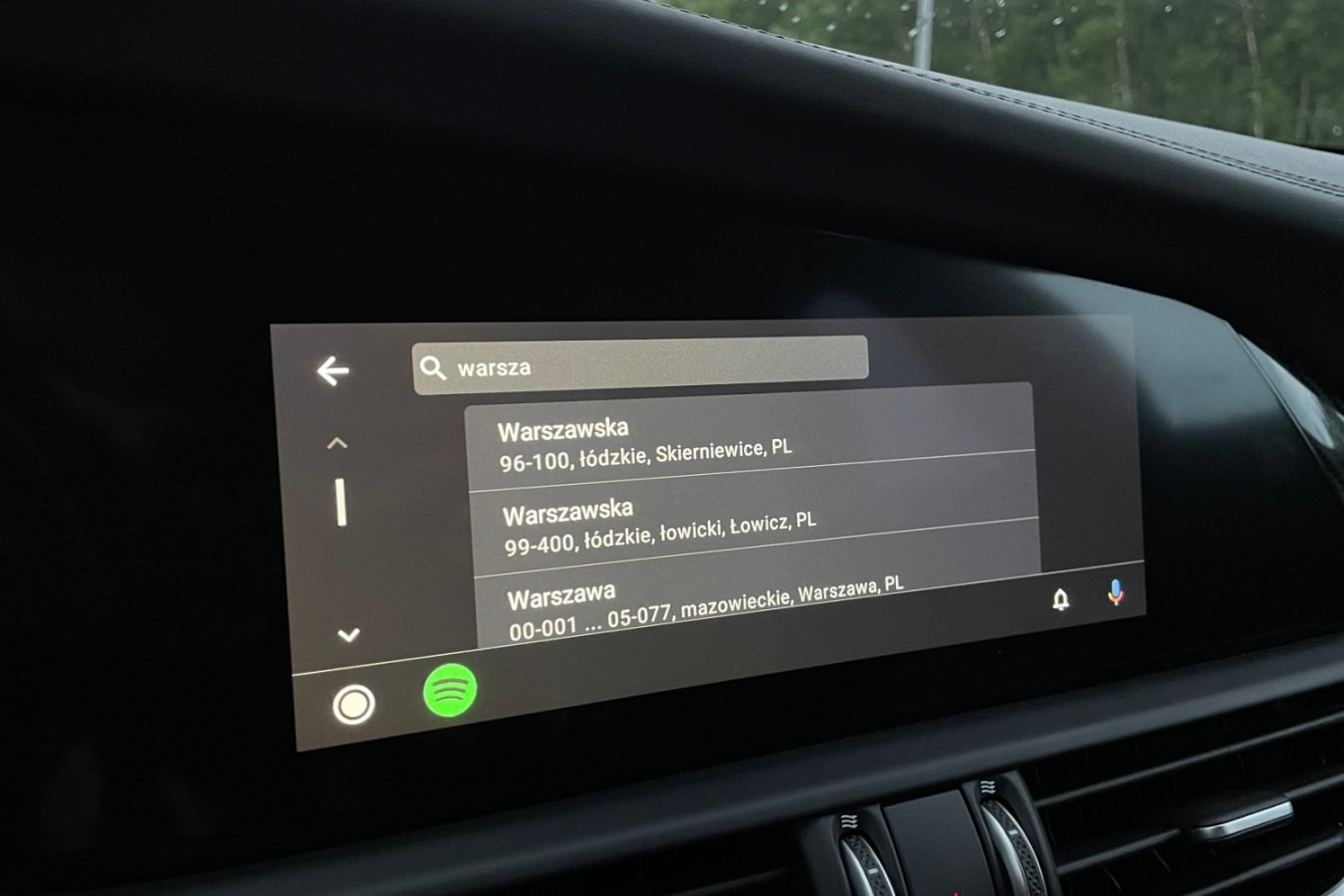 AutoMapa w Android Auto