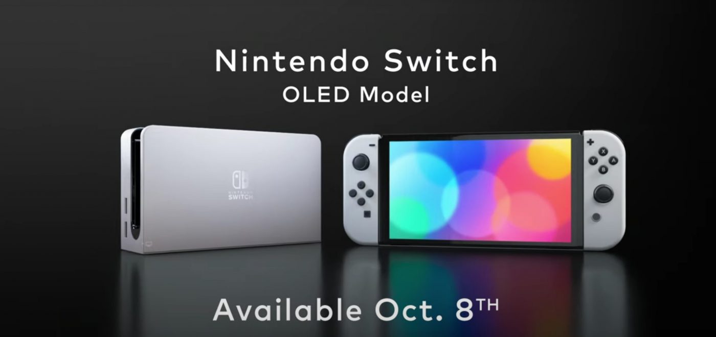 Nintendo Switch OLED oficjalnie zaprezentowany